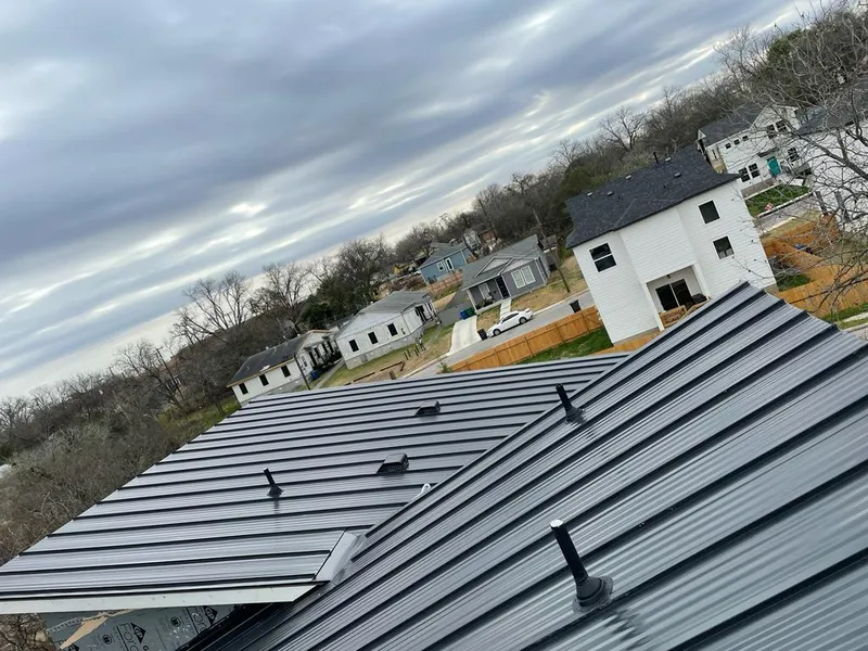 Standing seam metal roof panels with vents for Skylight Repair in Braddock